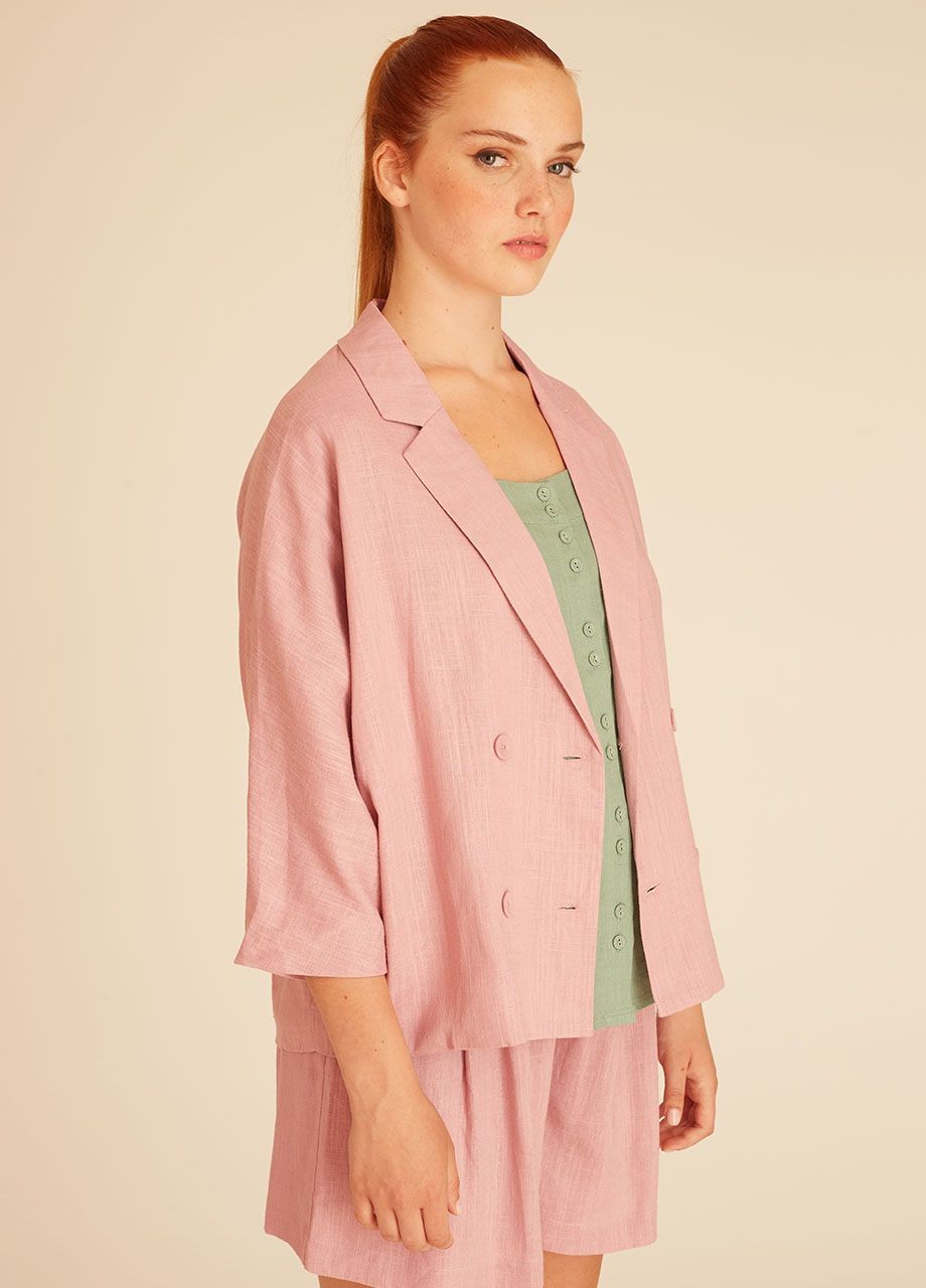 Linen jacket lilac