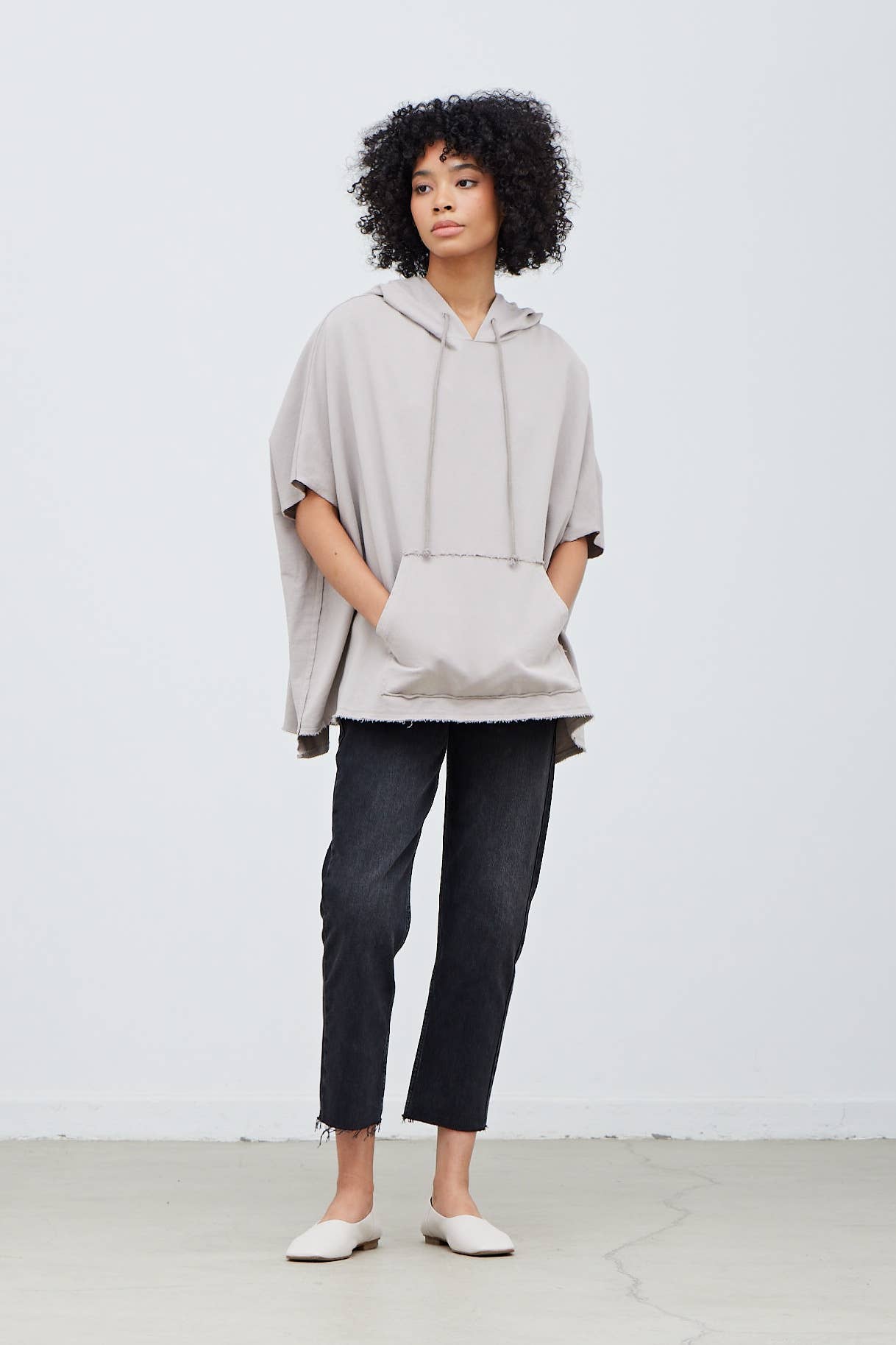 80180 - OVERSIZED TERRY HOODIE