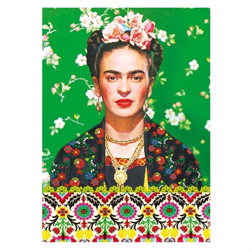 Notebook A5 Quaderno Frida Kahlo foto Green