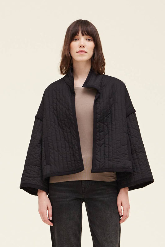 80305 - VERTICAL QUILTED PEDDING JACKET